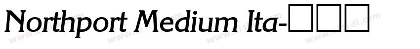 Northport Medium Ita字体转换 Northport Medium Ita字体转换